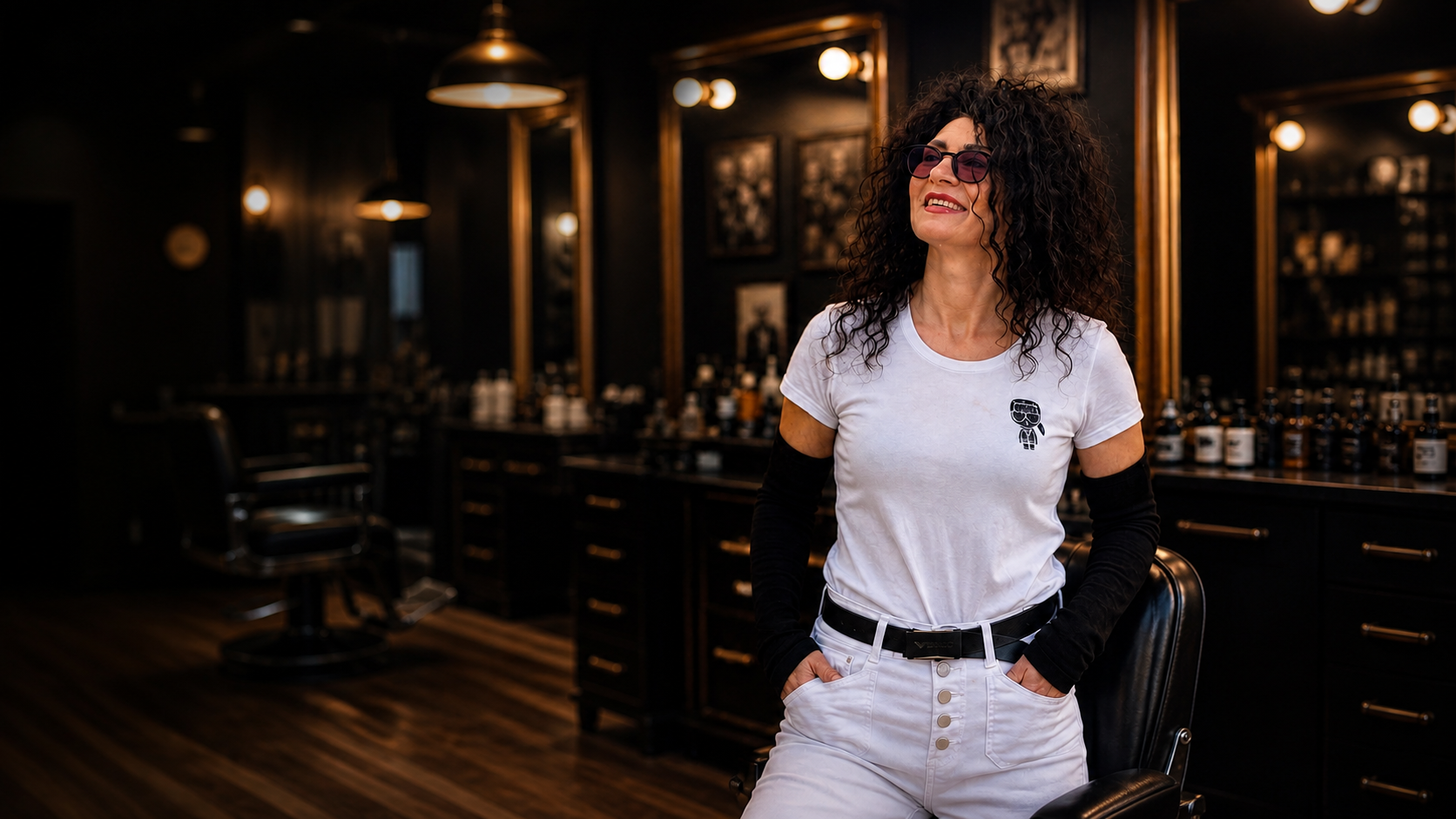 Kirpėja Erika savo studijoje